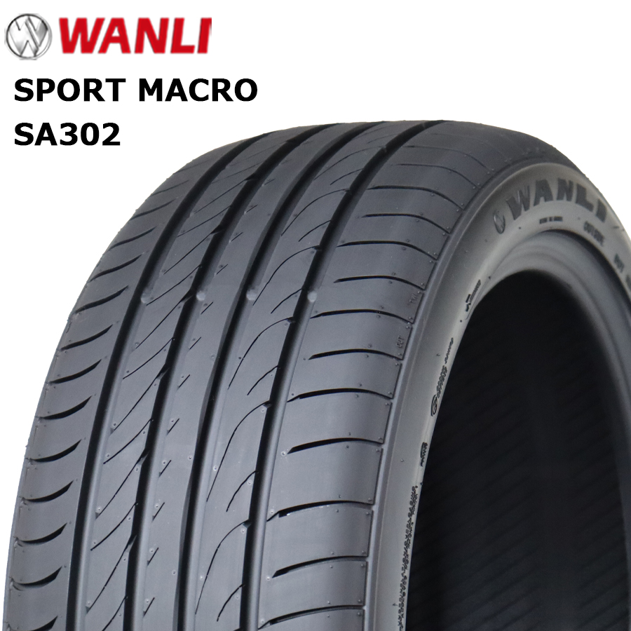 215 45R18 93W XL WANLI   SPORT MACRO SA302  23年製  新品 サマータイヤ 4本セット 総額 ￥27,000 より