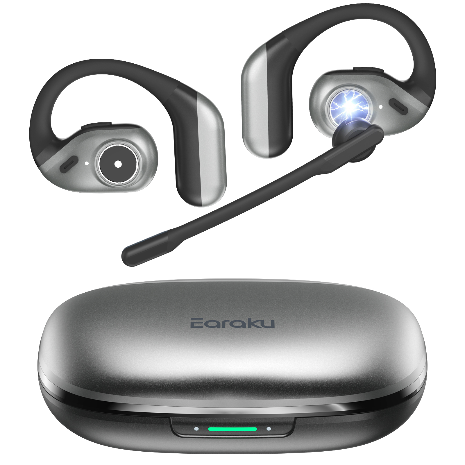 �y2026�N�ŐV�z Bluetooth �w�b�h�Z�b�g �ʘb���� ���C�����X�C���z�� AI ENC�m�C�Y�L�����Z�����O Earaku �Ў���10g ���|�� Bluetooth5.4