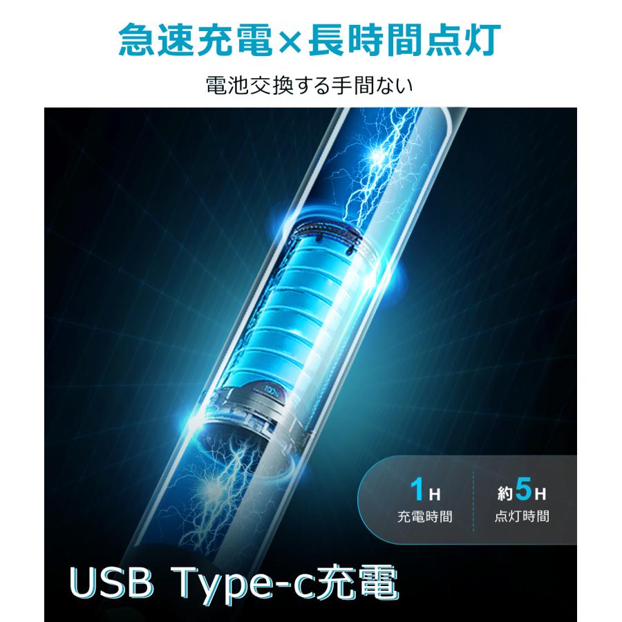 【2色切替！USB充電式】 医療用 ペンライト 医療 充電式 led ペンライト ノック式 usb 充電 瞳孔 ライト ナース グッズ 看護師 瞳孔計 2色 誤作動防止 ケース付｜ty-factory｜12