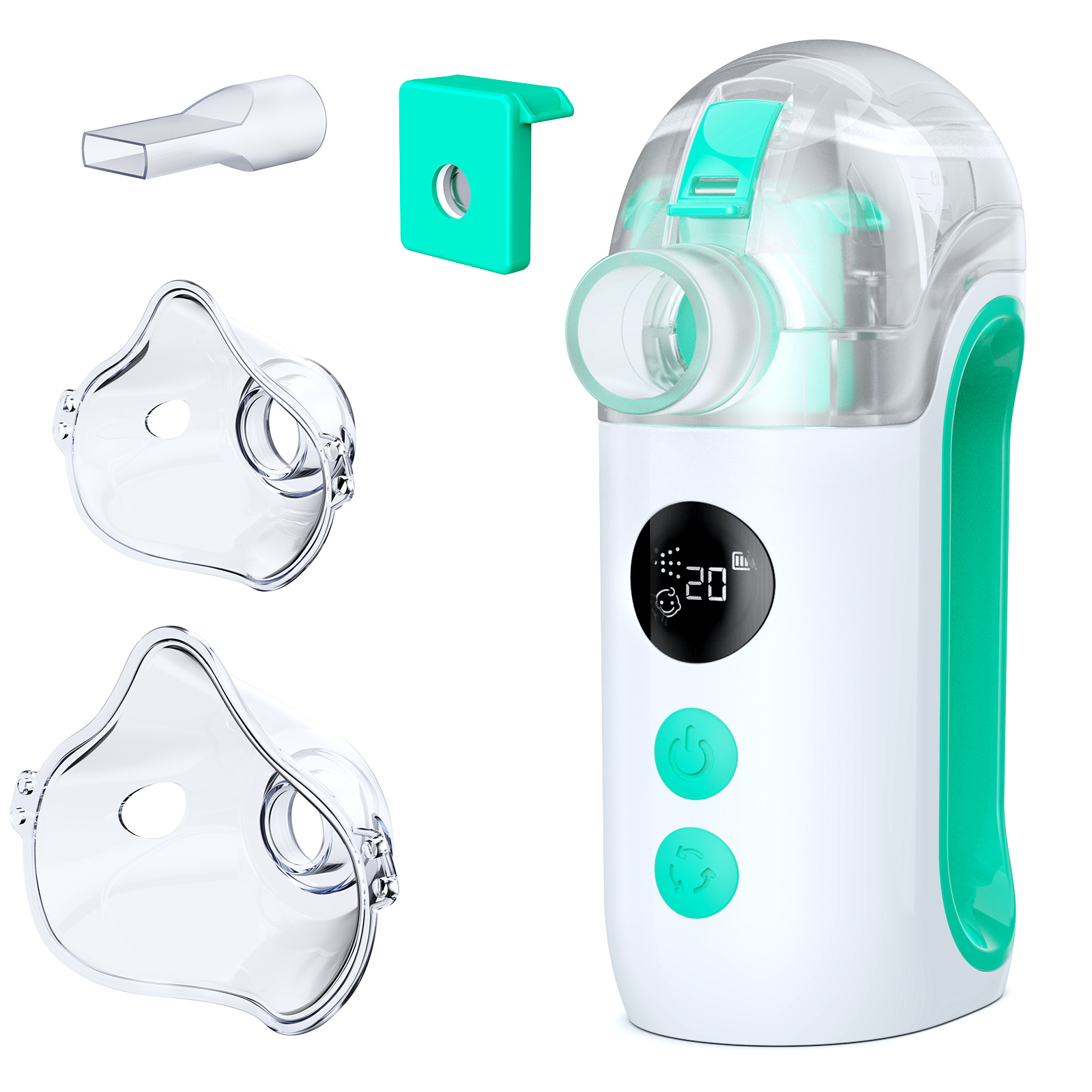 応援特価！ メッシュ交換可 ネブライザー 吸入器 超音波 薬液 喘息