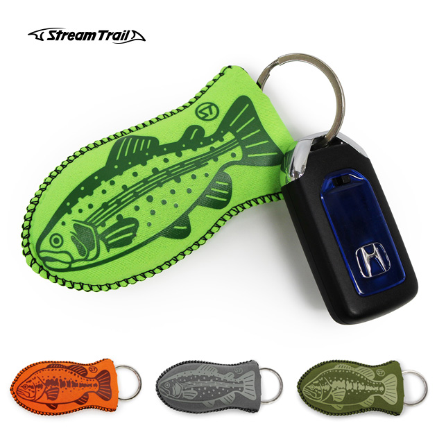 Floats！　キーホルダー FiiiiiSH 水に浮くキーホルダー ストリームトレイル フローティング