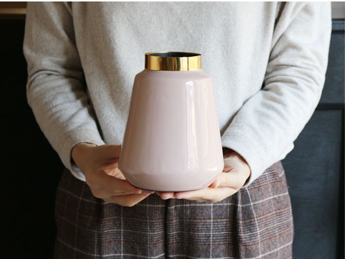 MONIQUE CHARTLAND / ENAMEL VASE 06 ドライフラワー用 フラワーベース