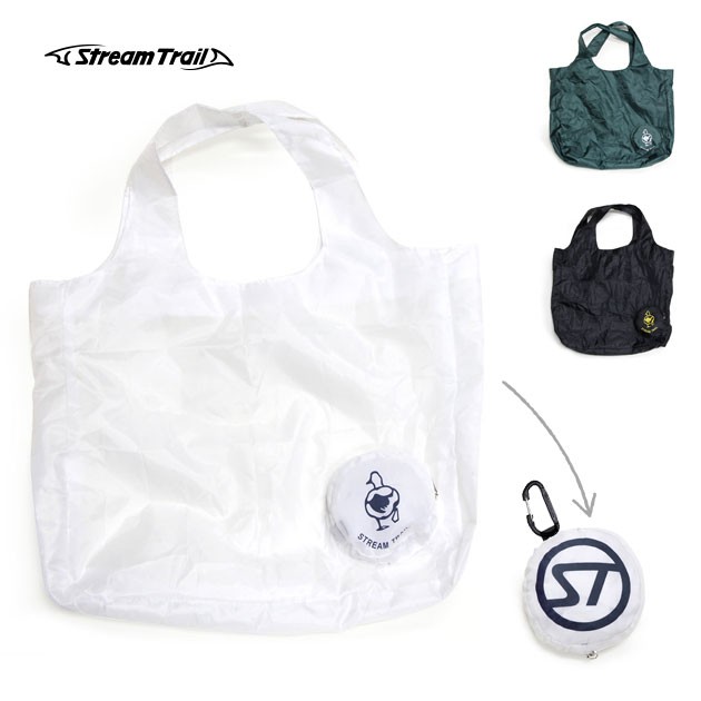 カラビナ付き エコバッグ 折りたたみ メンズ ナイロン ストリームトレイル Streamtrail Foldable Tote Gfc St 0104 Tycoon インテリア雑貨 家具 通販 Yahoo ショッピング