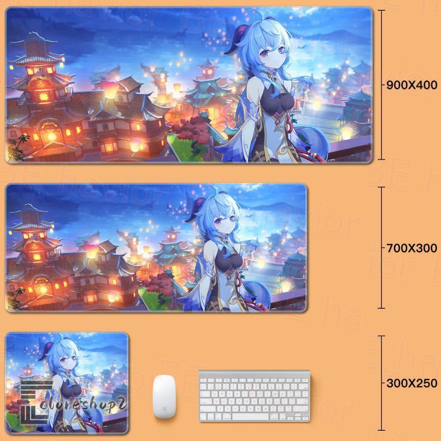 原神 マウスパッド 大型 プレイマット デスクマット 神里綾華 万葉