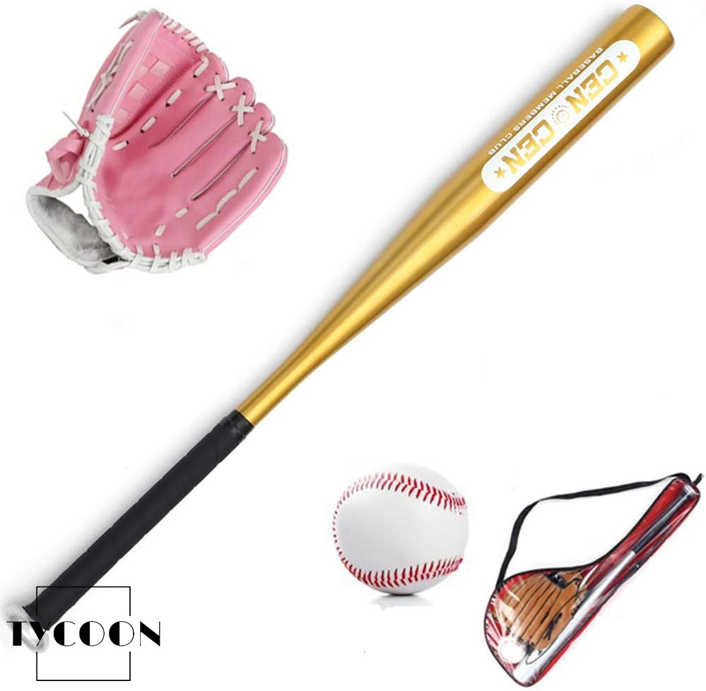 子供専用野球3点セット 少年軟式アルミ合金バット+標準9号野球+ 軟式