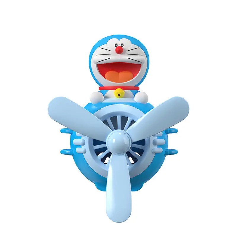 車用芳香剤 消臭剤 Doraemonドラえもん 飛行機 2個セット/単品 消臭 エアコン吹き出し口用 回転するプロペラ 車装飾内装 アクセサリー プレゼント｜tygeneralstore｜03