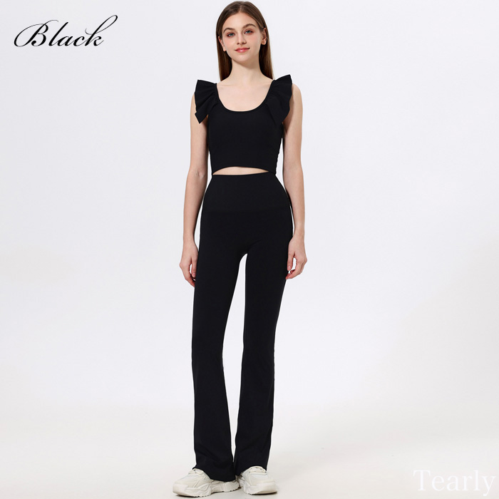 ヨガウェア トップス おしゃれ ヨガ 可愛い 体型カバー レディース ピラティス スポーツ ヨガ ホットヨガ フィットネス ストレッチ ジム 運動【EY131】[M便 1/2] |  | 01