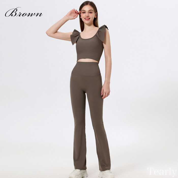 ヨガウェア トップス おしゃれ ヨガ 可愛い 体型カバー レディース ピラティス スポーツ ヨガ ホットヨガ フィットネス ストレッチ ジム 運動【EY131】[M便 1/2] |  | 02