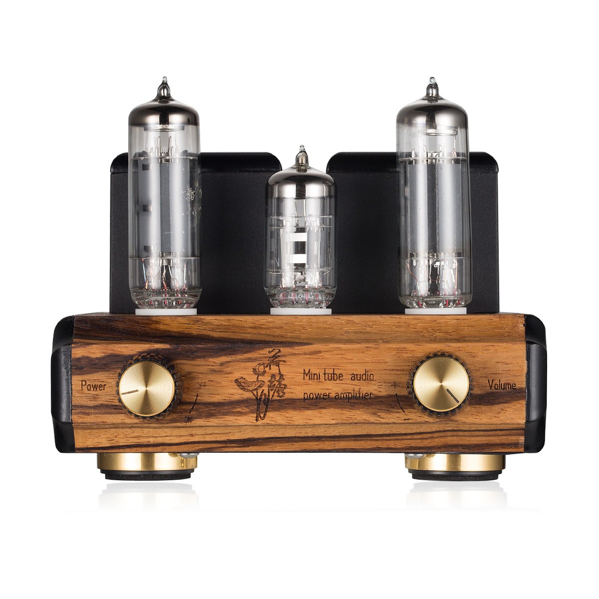 Mini 木製 6P14（EL84） 真空管アンプ シングルエンド A級 アンプ