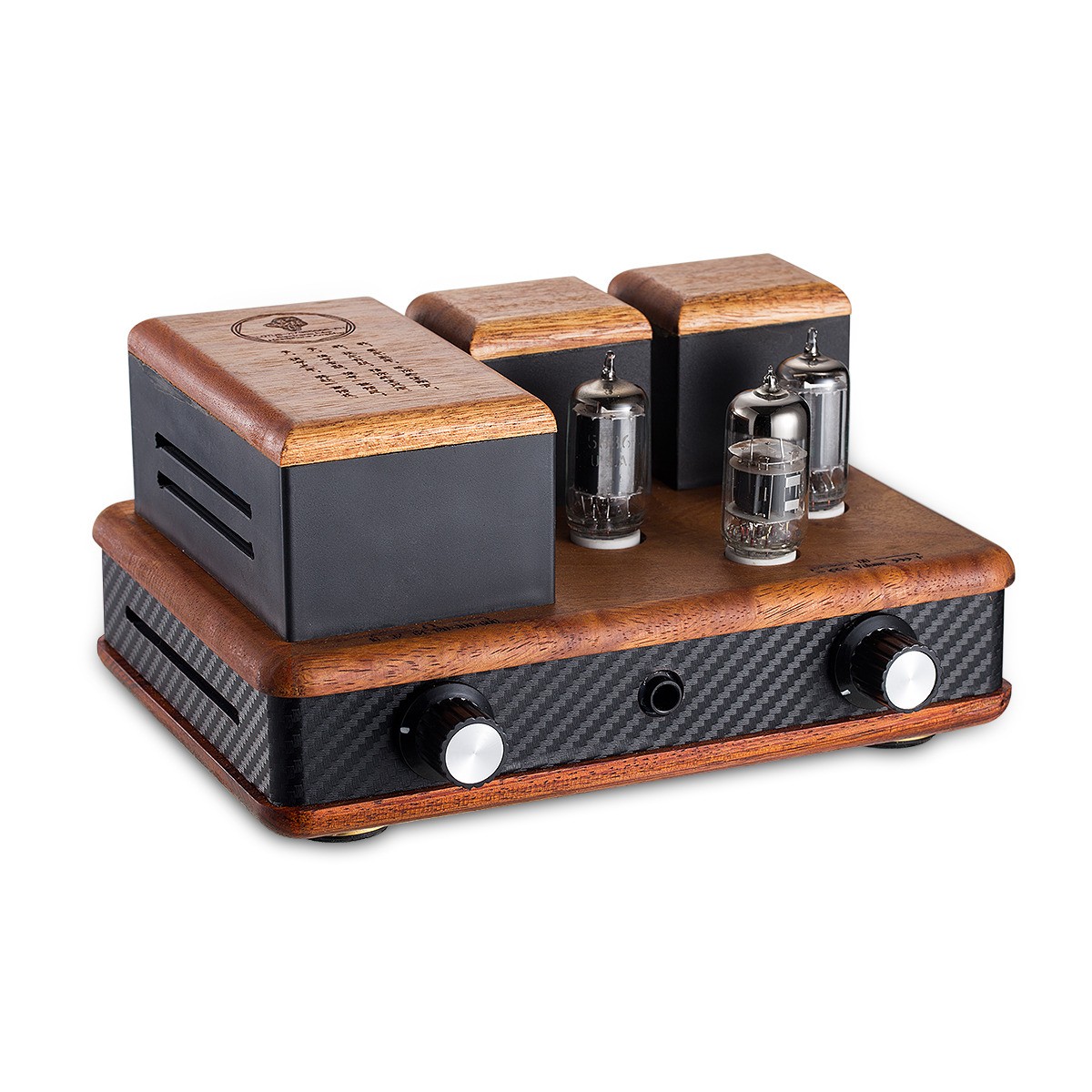 Mini 12AX7 + GE5686 真空管 ヘッドホンアンプ HiFi Class A