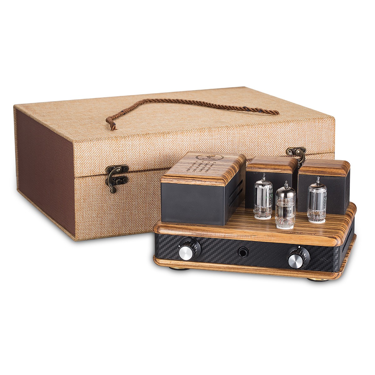 Hi-END 真空管アンプ 12AX7/6V6GT (組立キット完成品) Mini 12AX7 + GE5686 真空管 ヘッドホンアンプ HiFi Class A
