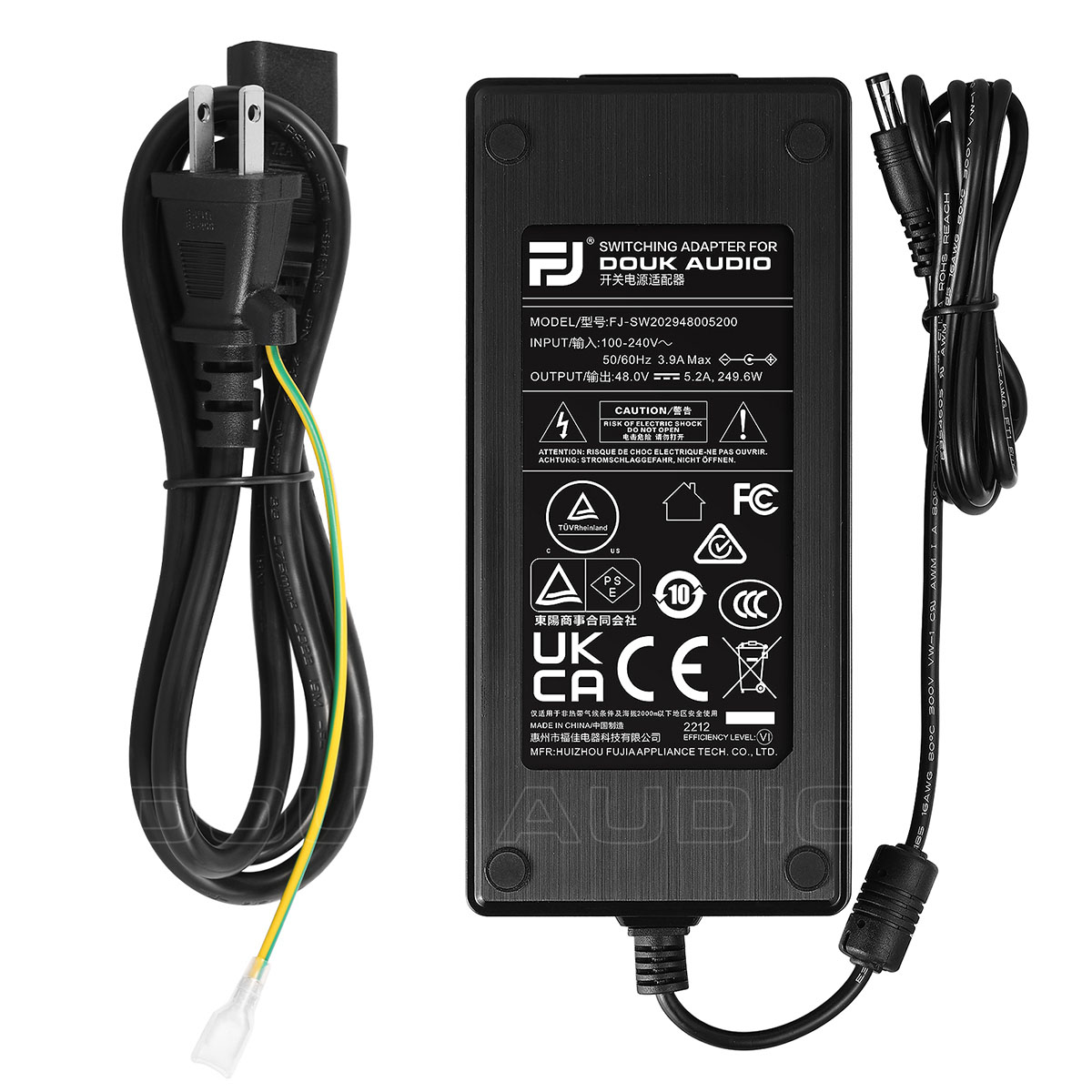 48v専用充電器 Nobsound REAL AC DC 48V/5A 電源アダプター 250W 充電器
