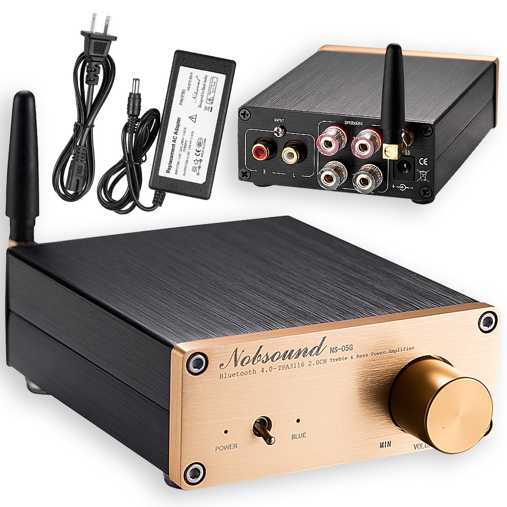 Nobsound NS-05G Mini 100W Bluetooth 4.0 デジタル ステレオ