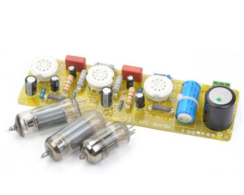 6N1 6P1真空管アンプ ステレオ バルブ オーディオアンプ ボード : 楽々