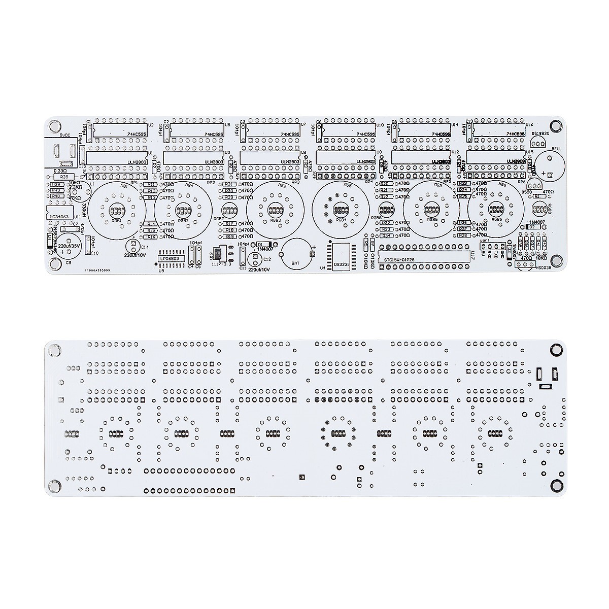 レトロ 6 * IV-11 Nixie 真空管時計 （時間/日付/温度/ VFD /アラーム