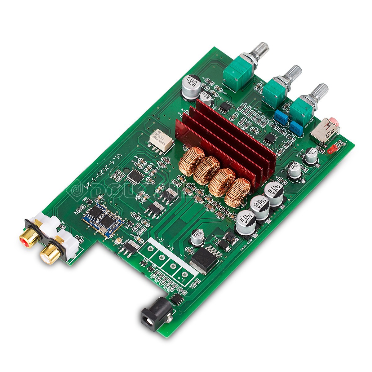 HiFi Bluetooth 5.0 デジタル パワーアンプ ステレオ 2/4