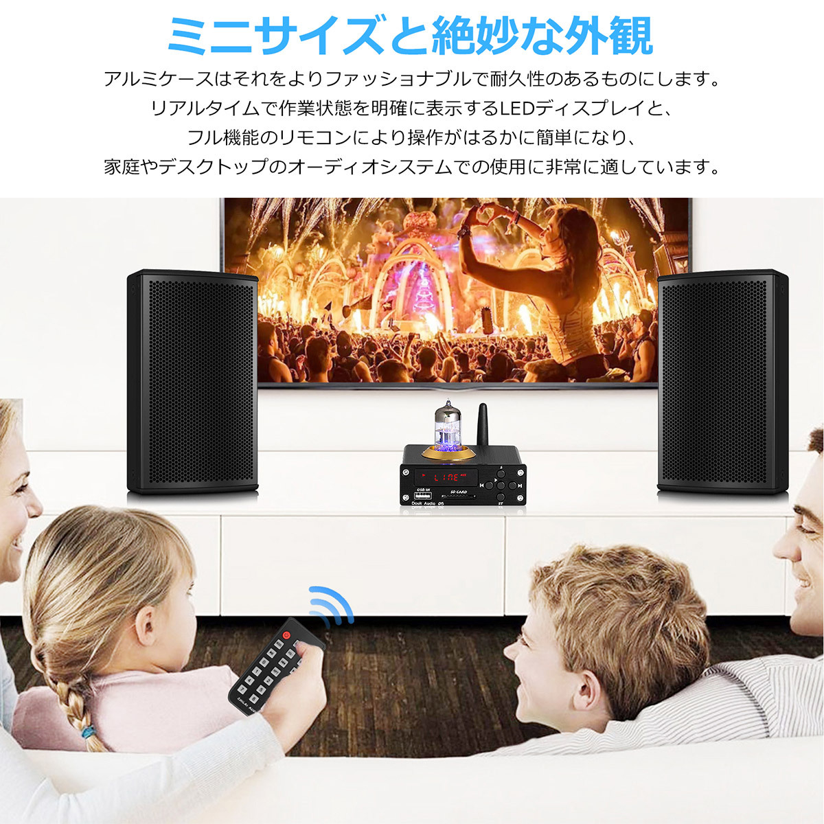 DOUK AUDIO D5 6N3 MINI プリアンプ Bluetooth 5.0 レシーバー USB