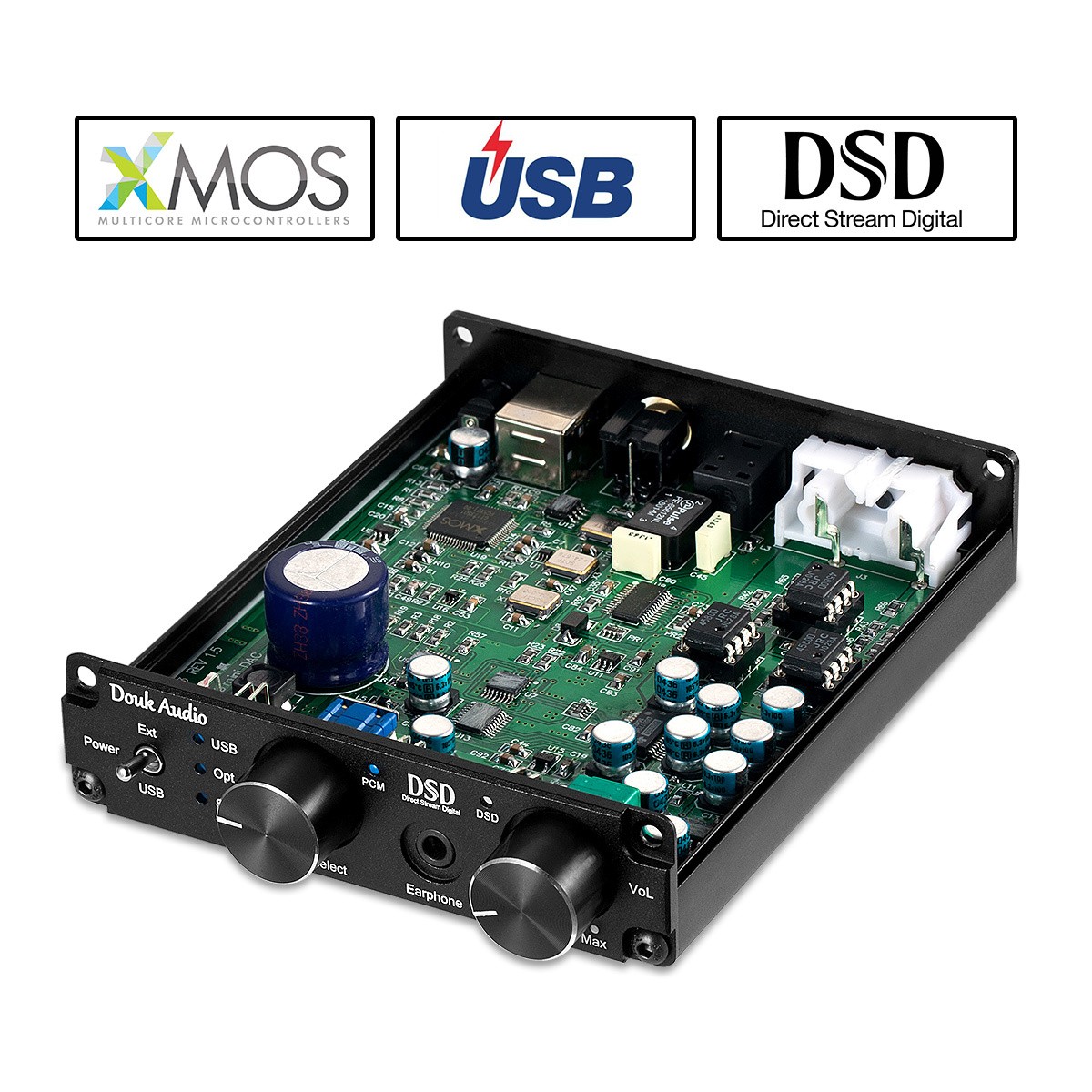 Mini XMOS XU208 USB DAC オーディオ デコーダー DSD256 HiFi Mini XMOS XU208 USB DAC オーディオ デコーダー DSD256 HiFi