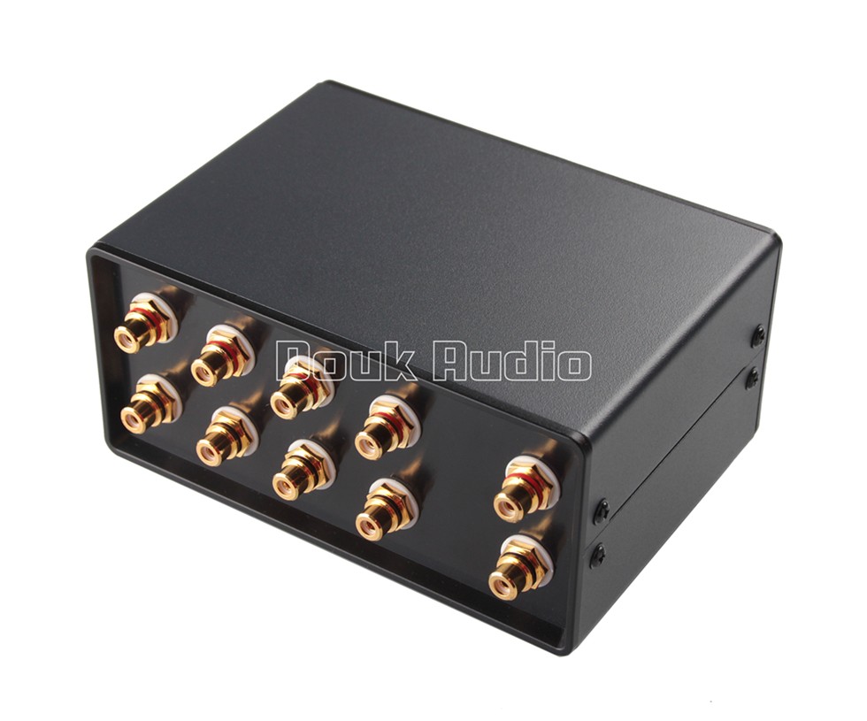 新登場！】 Douk Audio ステレオ 4-IN-1-OUT RCA信号入力