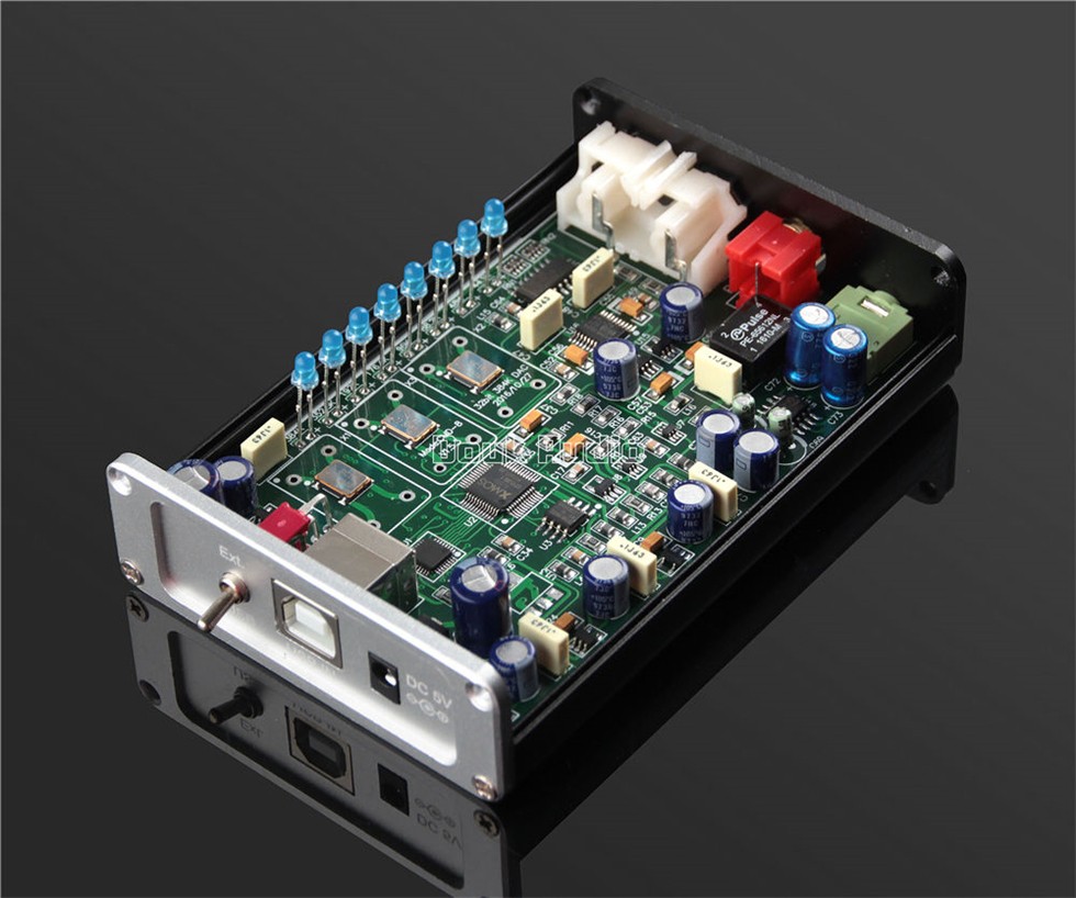 AK4495SEQ+MUSES02 XMOS USB DAC ヘッドホンアンプ-