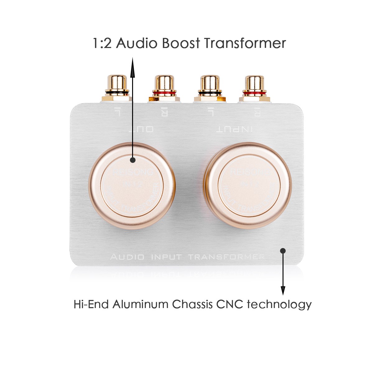 Nobsound 1:2ステップアップ トランスフォーマー 電圧ブースト Nobsound 1:2ステップアップ トランスフォーマー 電圧ブースト
