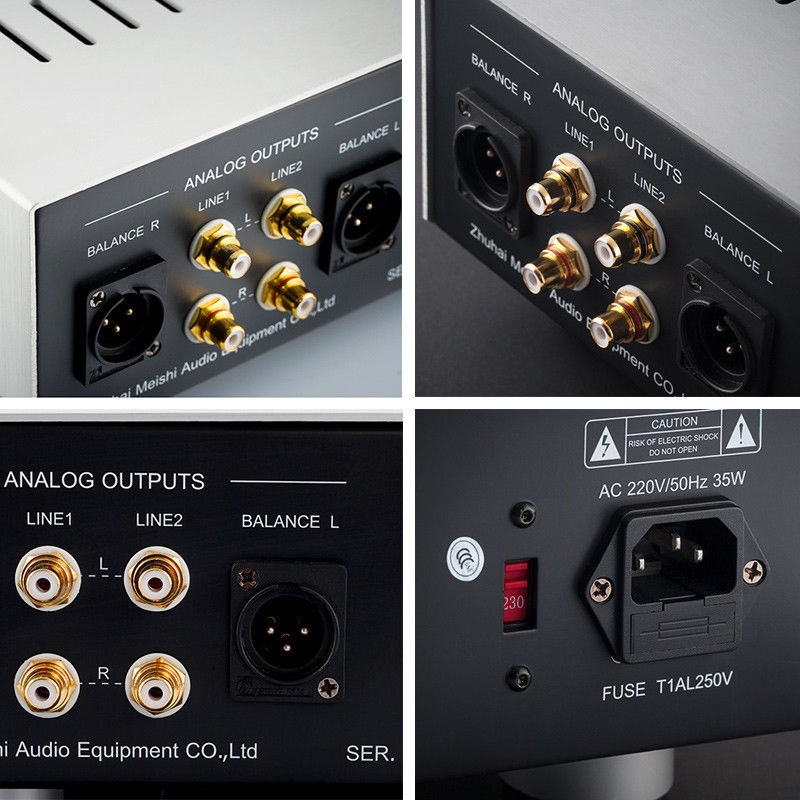 Muzishare R10 ES9018 32BIT DAC 6Z4 + 12AU7 真空管 オーディオ