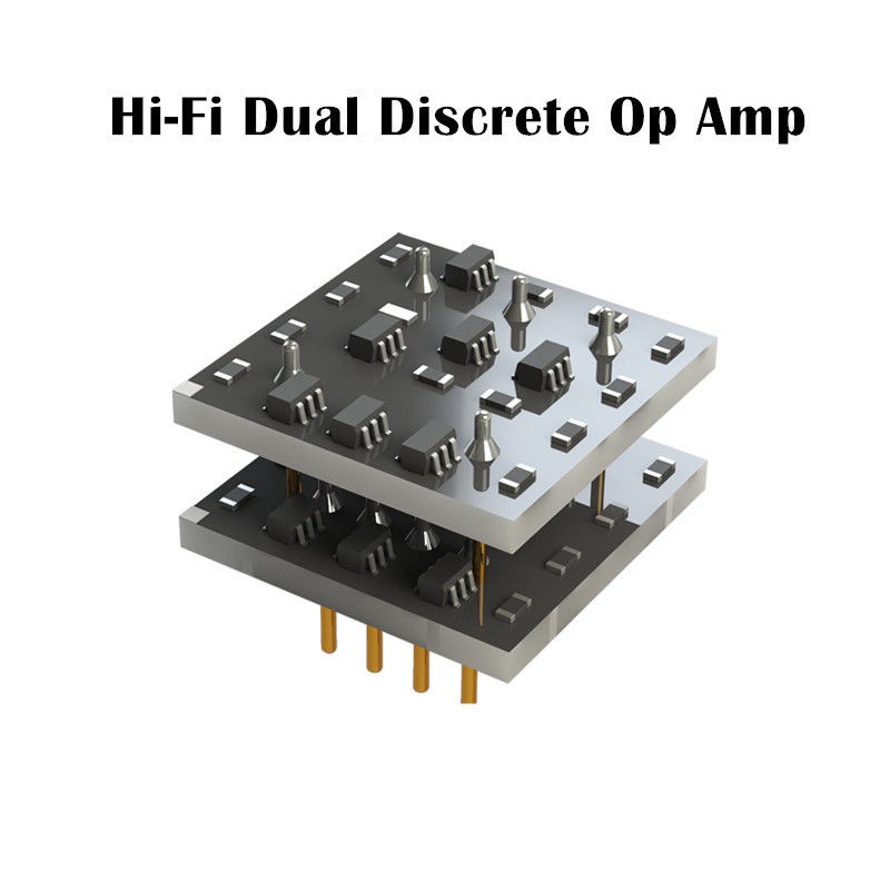 Dual Discrete オペアンプ HiFi オーディオ プリアンプ オペアンプ OPAMP ad827を置き換える :PJ506-JP:楽々工房  通販 