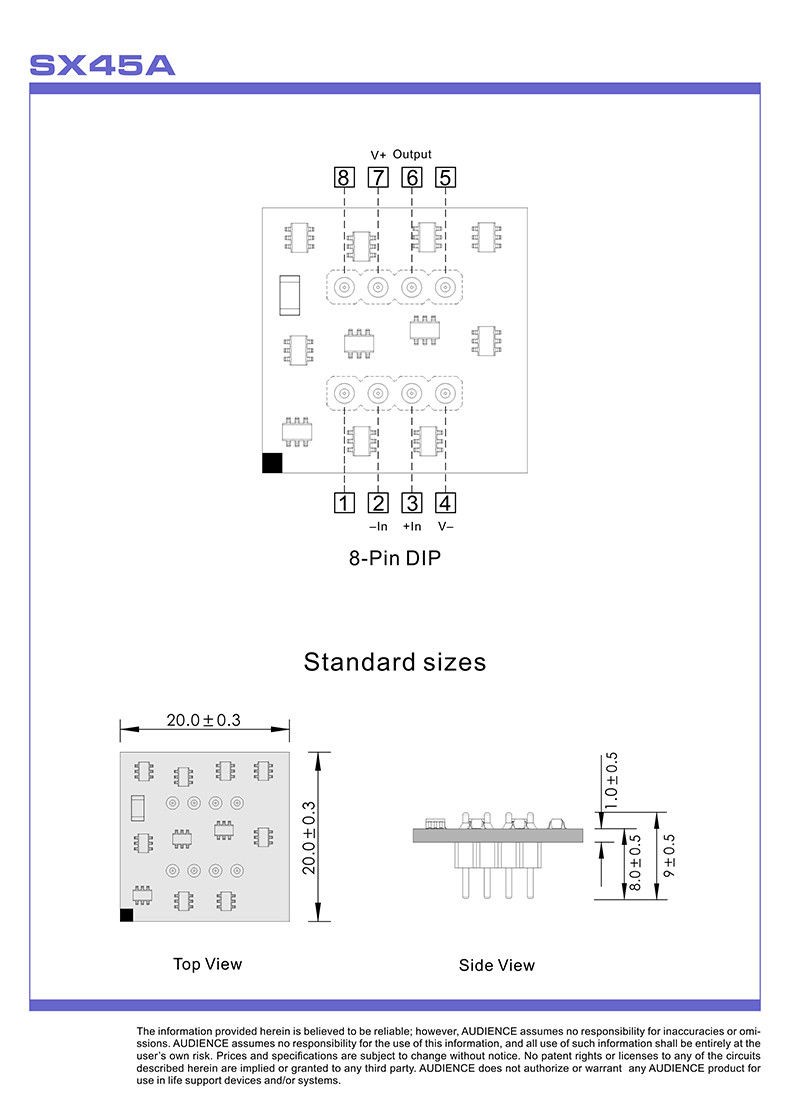 Discrete Single オペアンプ オーディオ プリアンプ HiFi Opamp