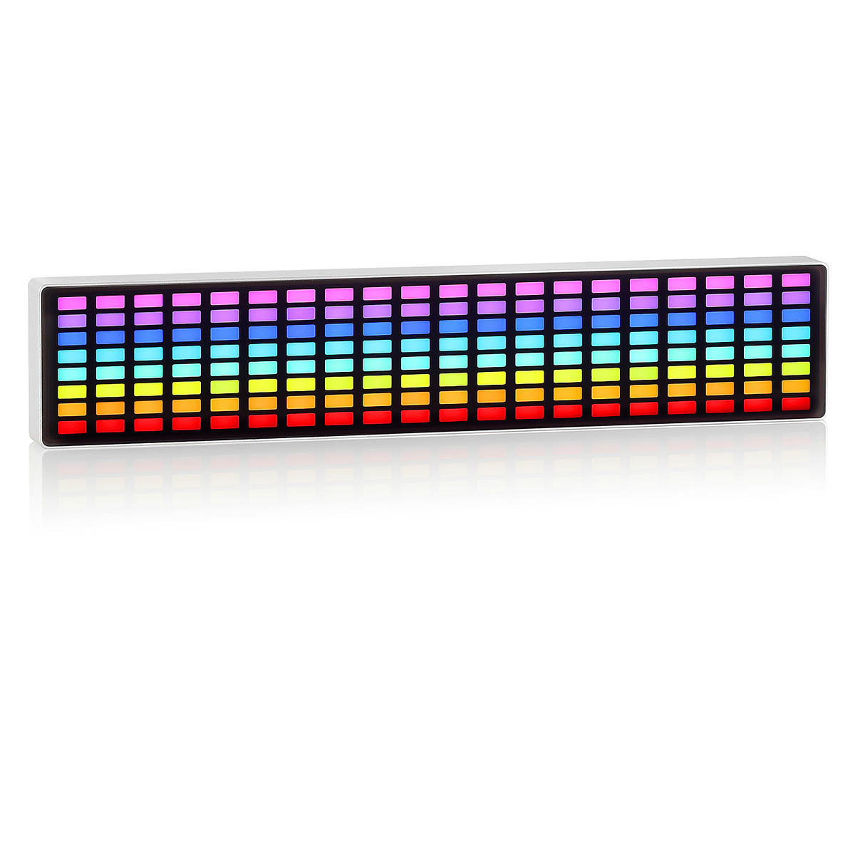 ポータブル RGB LED サウンドレベルメーター クロック MIC ミュージック スペクトラム アナライザー : pj673 : 楽々工房 - 通販  - Yahoo!ショッピング