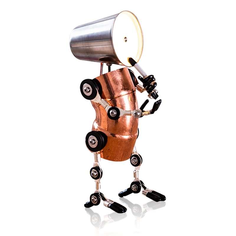 ヴィンテージ LED テーブルランプ 純粋な手作り デスク ロボット ランプ 産業スタイル DIY ギフト｜tysj-online｜07