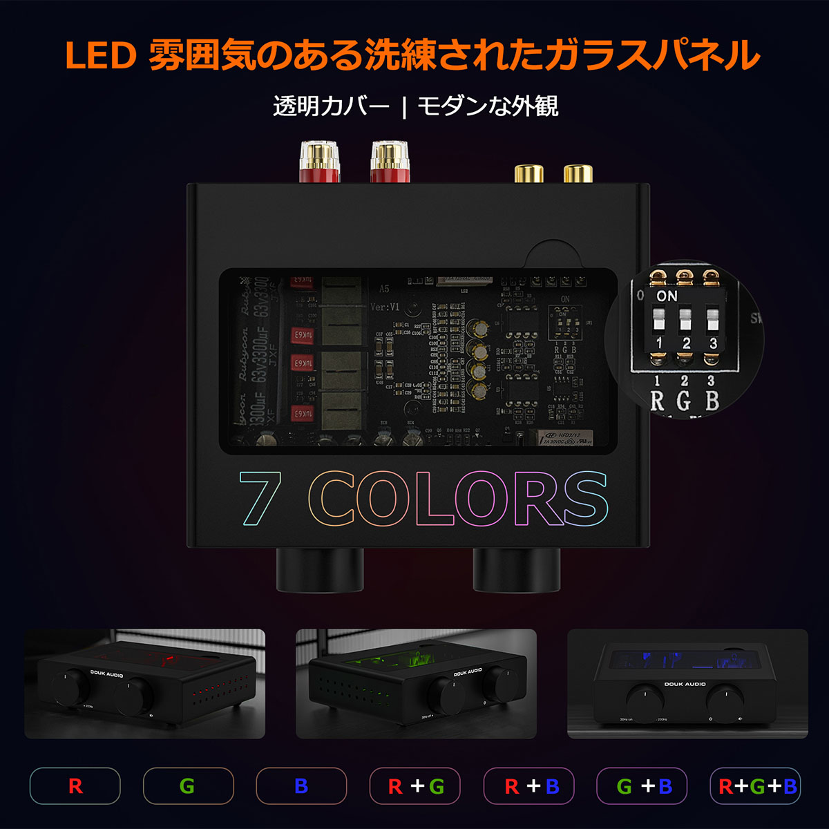 アンプル5Aセット Nobsound A5 TPA3255 ステレオ アンプ HiFi オーディオ Class D