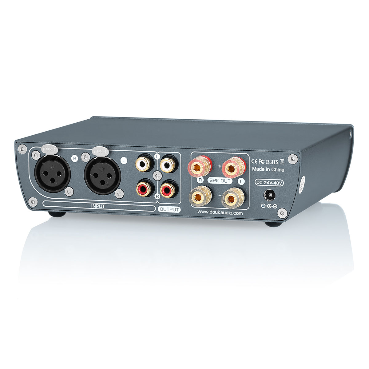 Nobsound Douk Audio H7 PRO TPA3255 デジタルアンプ VUメーター付き 300W ホームステレオパワーアンプ