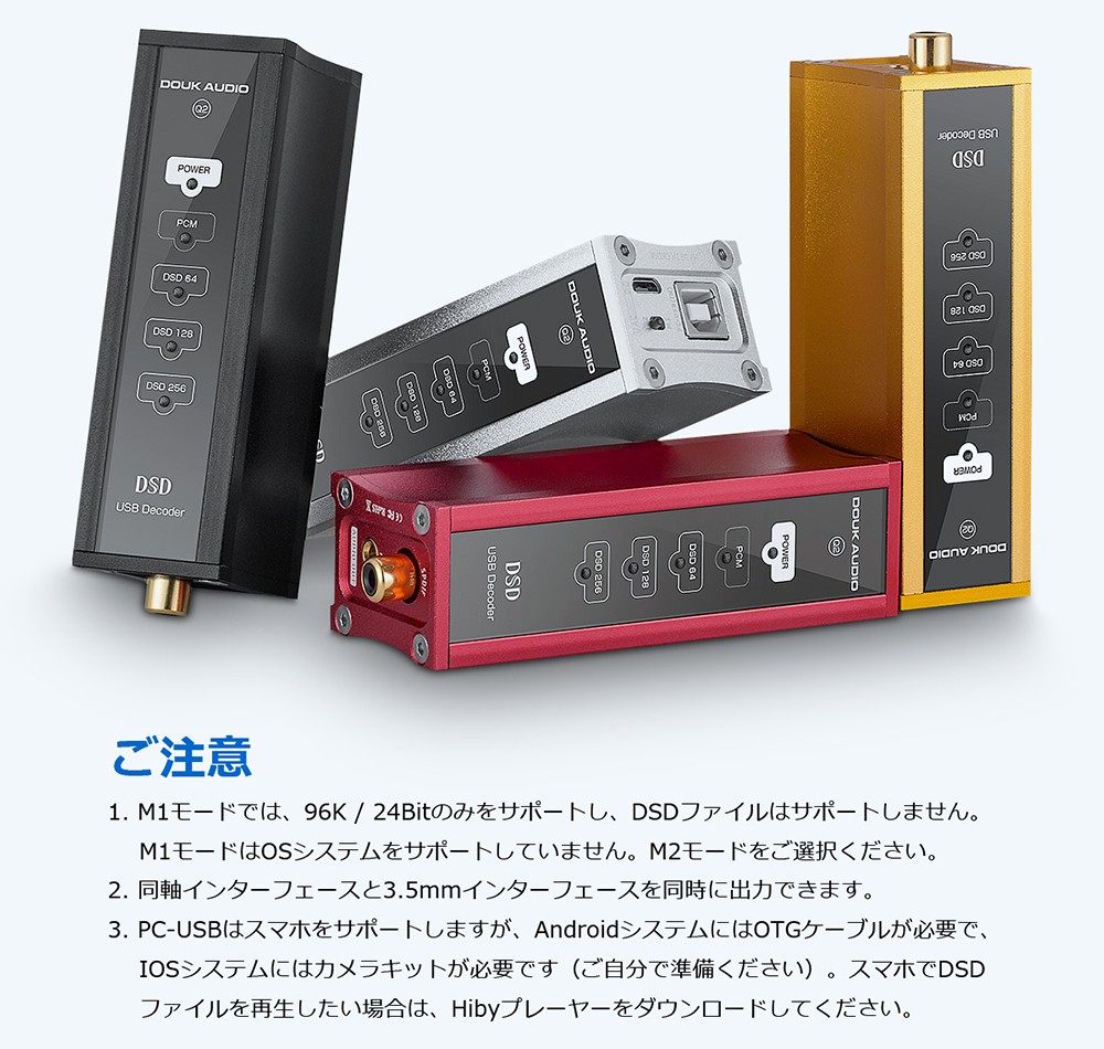 Mini XMOS XU208 USB DAC デコーダー オーディオ コンバーター 同軸