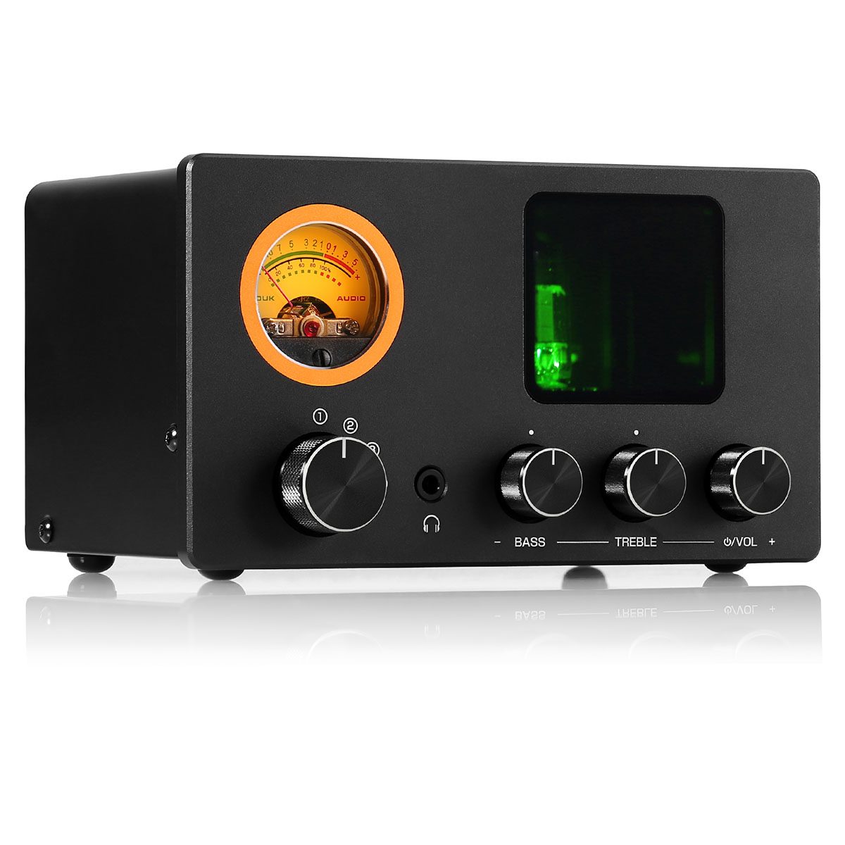 Nobsound Vacuum Tube Preamp VU - Meter: 4系統オーディオ切替
