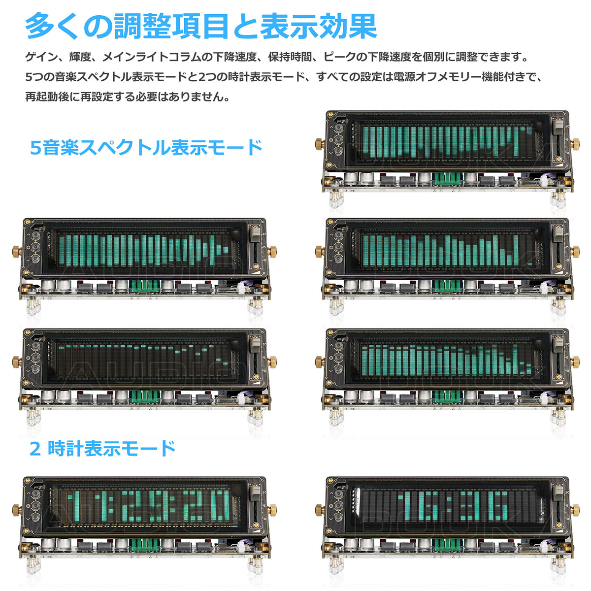 Nobsound 手作り HIFI Bluetooth ステレオ アンプ 50W*2 VFD