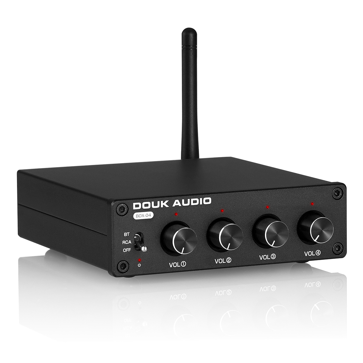 Douk Audio Mini Bluetooth 5.0 ステレオ プリアンプ 4-way RCA