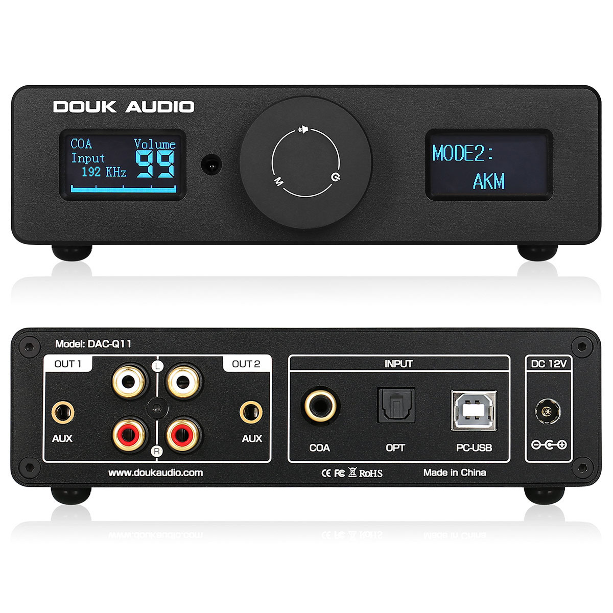 Nobsound HiFi ESS9038Q2M + AK4493 USB DAC オーディオアダプター COAX/OPT D/A コンバーター  DSD256対応 DAC-Q11 : suc-dac-q11 : Nobsound - 通販 - Yahoo!ショッピング