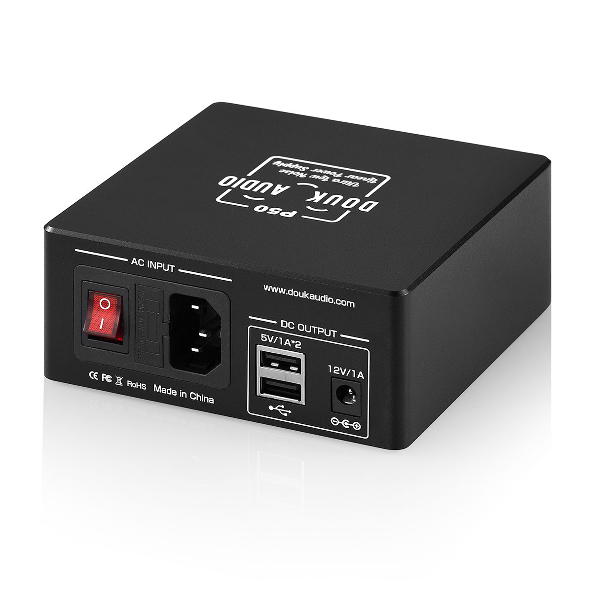 Nobsound P50 HiFi DC 12V/USB 5V レギュレート リニア電源 DAC プリアンプ用 超低ノイズ