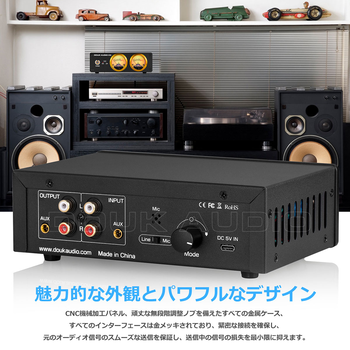 Douk Audio VU22 デュアルアナログ VUメーター ディスプレイ DB パネルMIC+LINE サウンドレベルメーター :XX-VU22:Nobsound  - 通販 - Yahoo!ショッピング