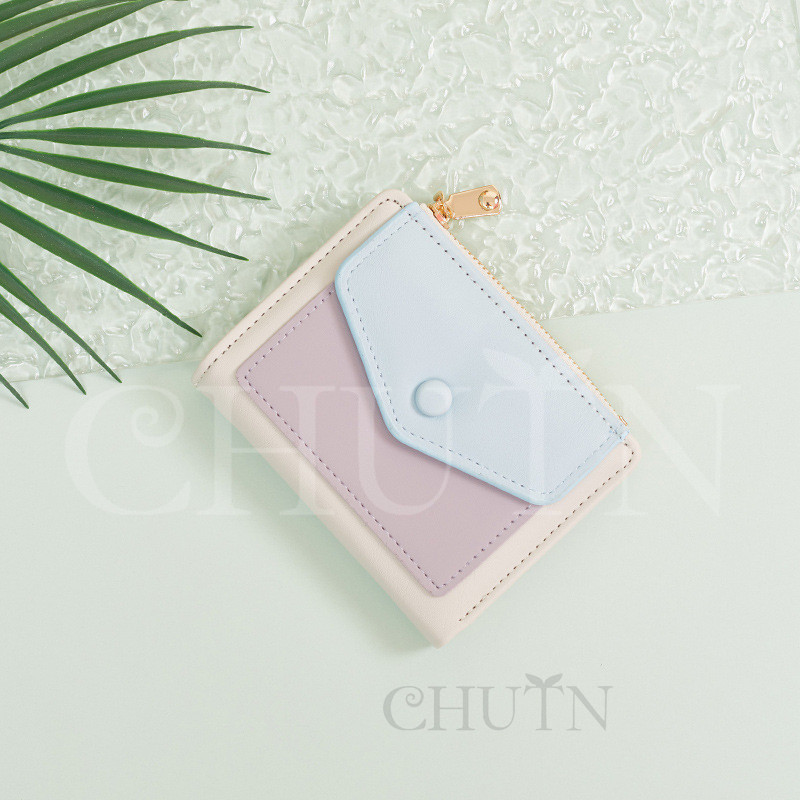 ミニ財布 PUレザー レター型 カードケース 小銭入れ 可愛い IDカード