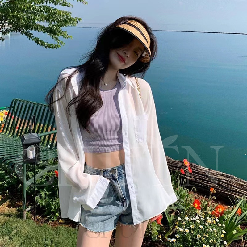オーガンジー 長袖 シャツ ボウタイ UVカット 韓国風 レディース 楽天市場】大きいサイズ レディース トップス シャツ ブラウス