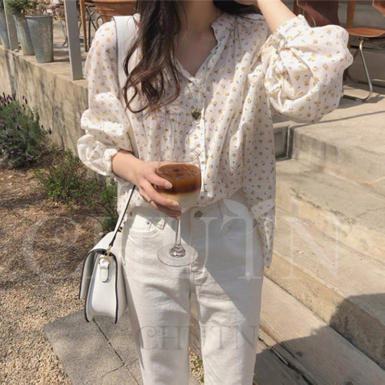 ブラウス レディース おしゃれ 春秋 長袖 シフォンシャツ ボリューム袖 ゆったり 着痩せ 薄手 通気 ハイネック 花柄 トップス 可愛い 楽天市場】ブラウス とろみシャツ レディース 長袖 ハイネック