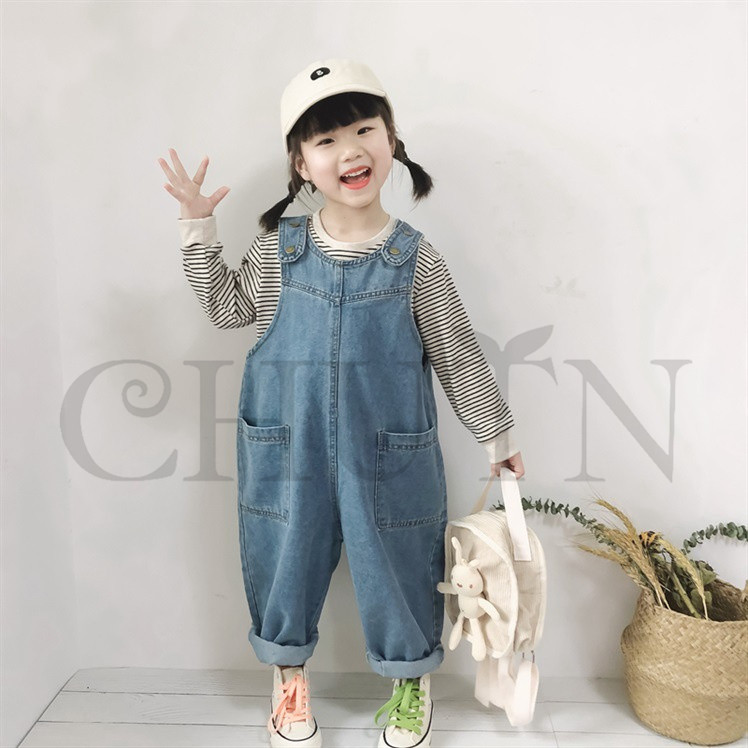 デニムサロペット オーバーオール デニムパンツ 子供服 キッズ