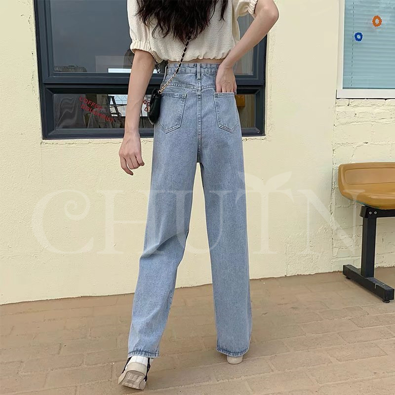 楽天市場】デニム ワイドパンツ ストレート バッククロス ロング