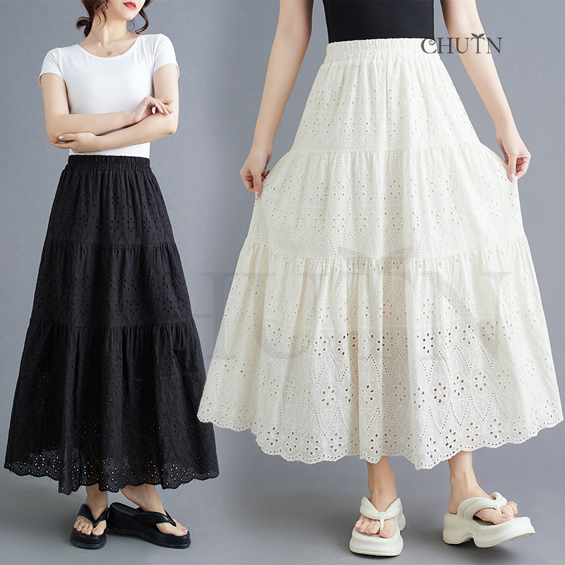 新品 花柄 コットンボイル ￼￼シャツ & スカート おまとめ セット KOEISTORE セットアップ レディース 春 夏 春夏 黒 スカート