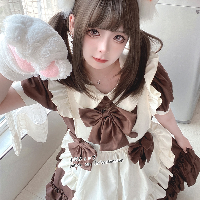 コスプレ衣装 ハロウィン 仮装 レディース 可愛い メイド服 メイドカフェ制服 洋服 ロリータ服 Lolita パーティー イベント 文化祭 学院祭  大きいサイズ S〜4XL