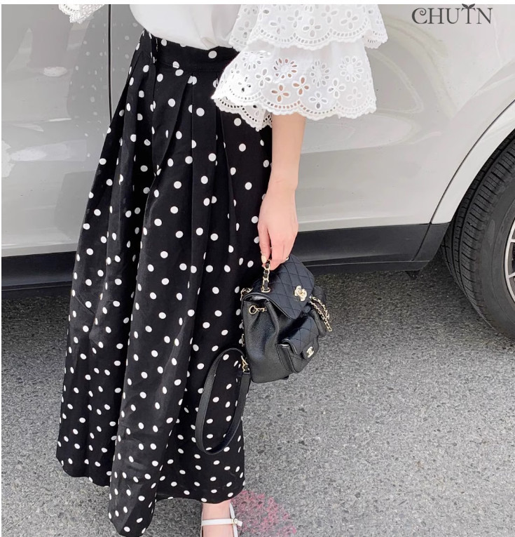 ✨美品　ヨウジヤマモト プリュスノアール　ガウチョパンツ　巻きパンツ　水玉　3 YOHJI YAMAMOTO 24SS PANTS WITH SIDE POCKET | HUES 福岡