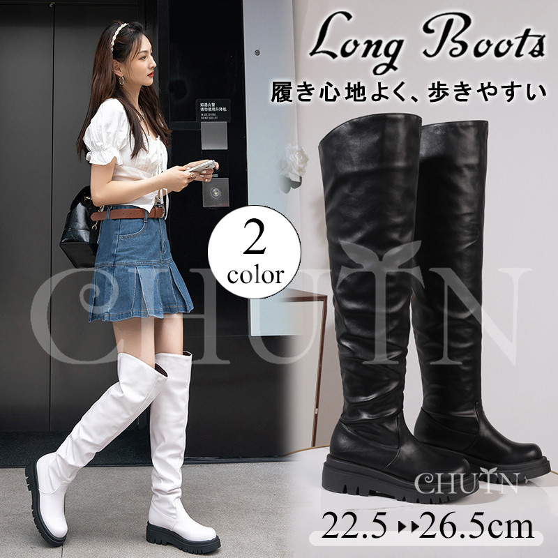 ニーハイブーツ 秋冬 ロングブーツレディース 秋冬ニーハイブーツ レザー 防寒ブーティー 3.5cmヒールジョッキーブーツ 美脚靴 ロングブーツ大きいサイズ 楽天市場】ニーハイブーツ ボア ヒール5.5cm 裏起毛 ブラウン