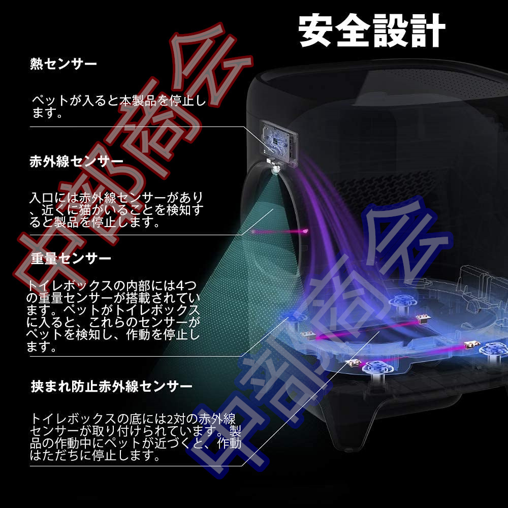 市場 Petkit スマホ管理 自動清掃 猫 センサー付き 飛散防止 自動トイレ トイレ