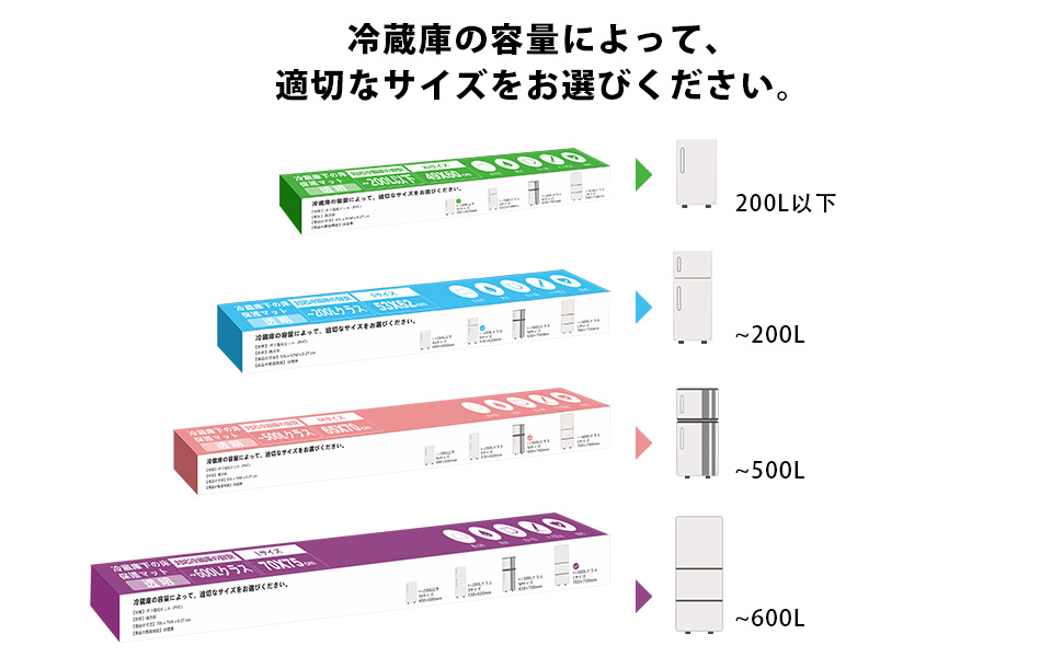 冷蔵庫マット xs